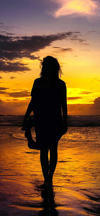 Woman Holding Surf Board Standing On Shoreline During Sunset Women Surfers Hd Wallpaper Pxfuel 1064