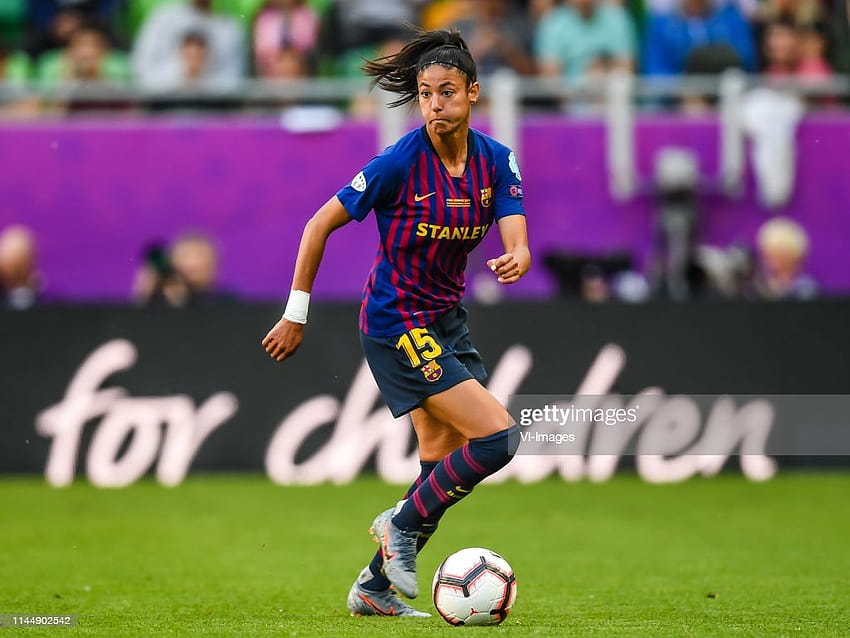 Leila Ouahabi El Ouhabi femminile dell'FC Barcelona durante la UEFA Women's... Notizie, uefa womens champions league Sfondo HD