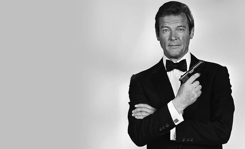 RIP: L'emblématique James Bond Roger Moore décède à 89 ans après une bataille contre le cancer, George Lazenby Fond d'écran HD