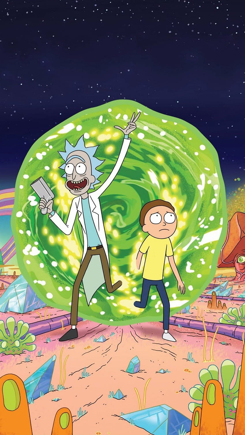 Download Psychedelic Rick And Morty PC 4K Wallpaper