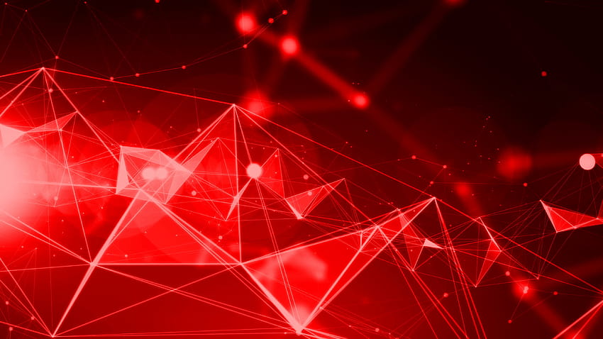 Technology Abstract Animation Backgrounds Seamless Loop. Red Color HD wallpaper