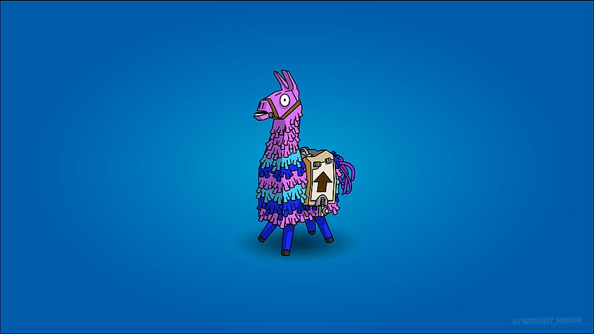 Menjarah Llama, llama fortnite Wallpaper HD