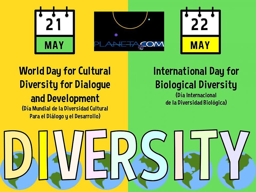 Diversity Days, international day for biological diversity HD wallpaper