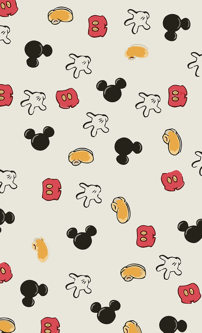 Download Cartoon Mickey Mouse Aesthetic iPhone Wallpaper  Wallpaperscom