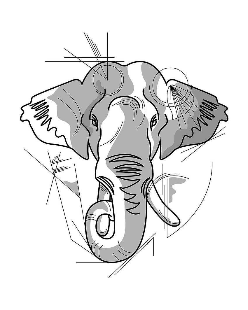 Ursprüngliche Tätowierung, Elefant, Pambadi Rajan HD-Handy-Hintergrundbild