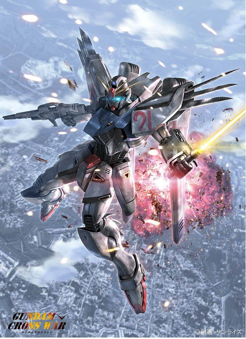 Gundam Cross War Tamaño del teléfono móvil, gundam versus fondo de pantalla del teléfono