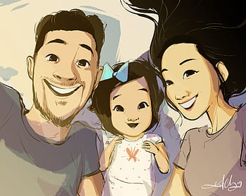 Daughter father animation HD wallpapers | Pxfuel