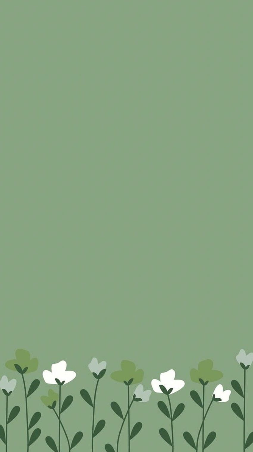 Jenn V no utilitário do Instagram, estética verde primavera Papel de parede de celular HD