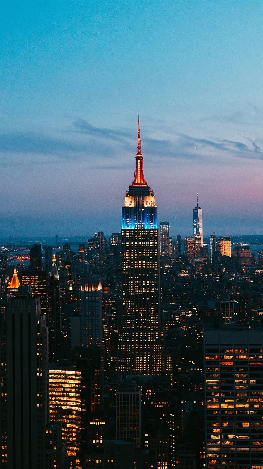 Iphone New York, Skyscrapers, City Night, new york buildings HD phone