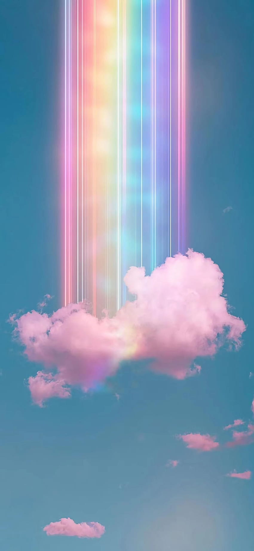 Arcobaleno di nuvole, estetica lgbtq Sfondo del telefono HD
