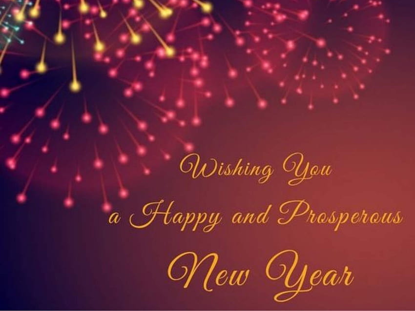 Happy New Year 2021 Greeting Cards, Wishes, Messages & : Simple and sweet New Year greeting card for your near and dear ones, happy new year best wishes HD wallpaper