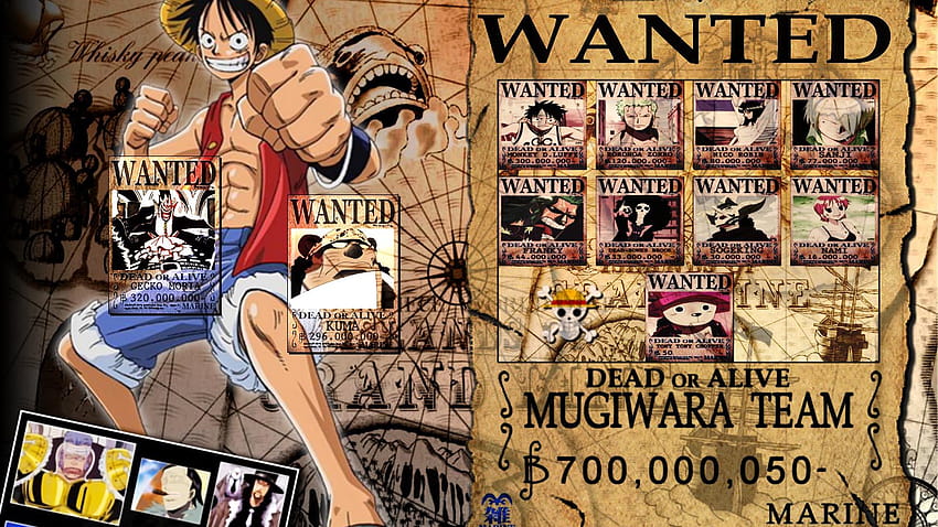 Groupe One Piece 1920x1080, affiche recherchée une pièce Fond d'écran HD