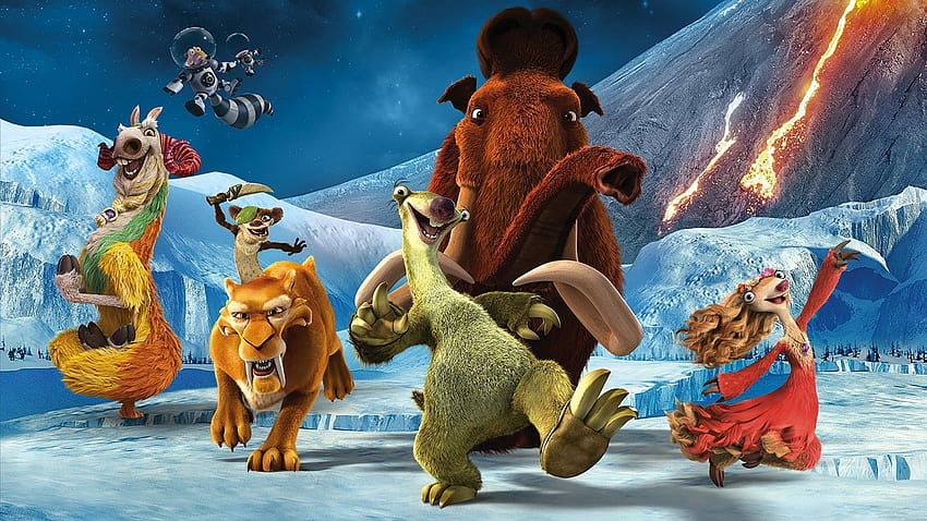 Scrat in Ice Age 3 HD wallpaper