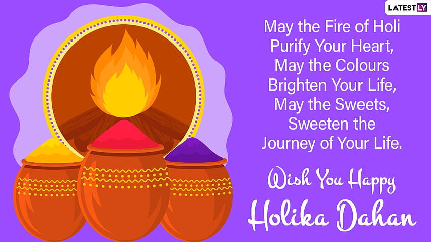 Holika Dahan 2021 Wishes, Greetings and : Send Telegram Holika HD wallpaper