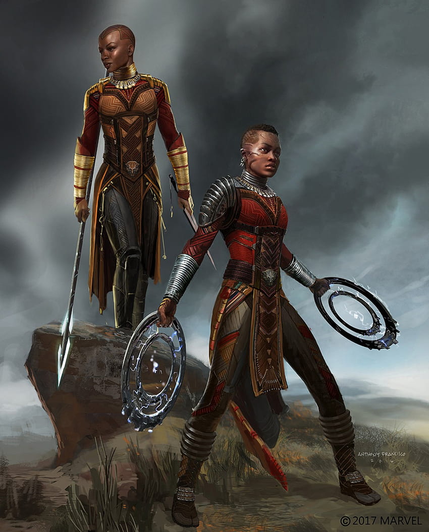 To design costumes for 'Black Panther,' this artist drew on his Filipino upbringing, dora milaje HD phone wallpaper
