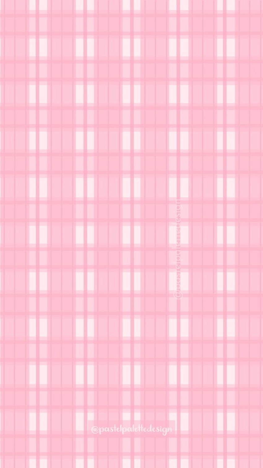 Pink plaid iPhone Case & Cover by Pastel HD phone wallpaper