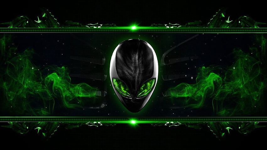 green alien HD wallpaper