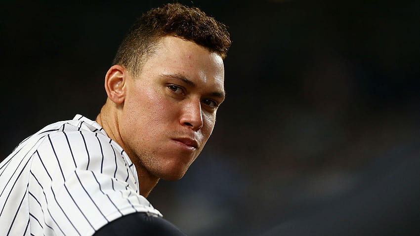 Yankees de béisbol aaron Judge tritura las estadísticas del jonrón más golpeado fondo de pantalla