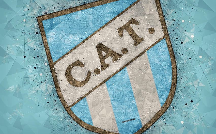 Club Atletico Tucuman, logo, arte geometrica, san miguel de tucuman Sfondo HD