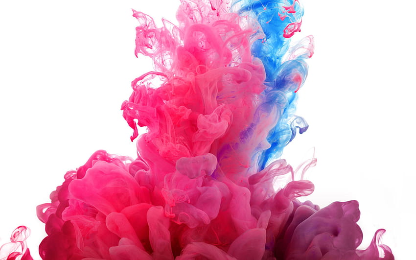 LG G3 Smoke Colors, kolorowy dym Tapeta HD