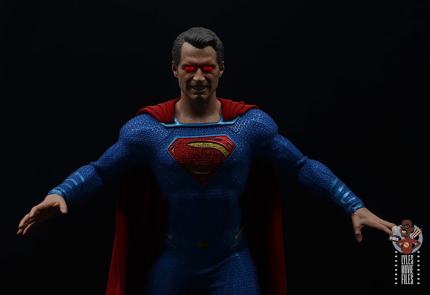 hot toys justice league superman figure review – lit up heat vision eyes, superman heat vision HD wallpaper