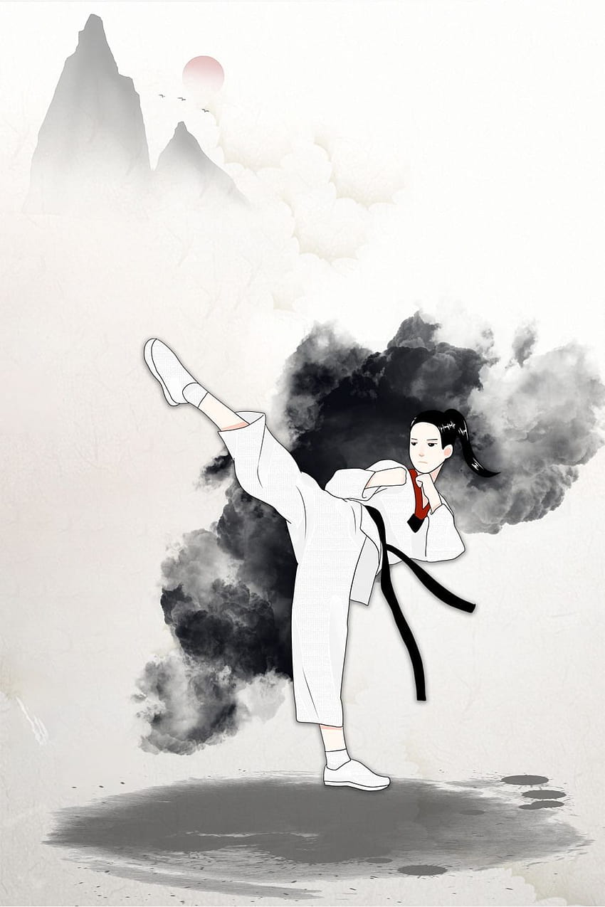 taekwondo girl HD phone wallpaper