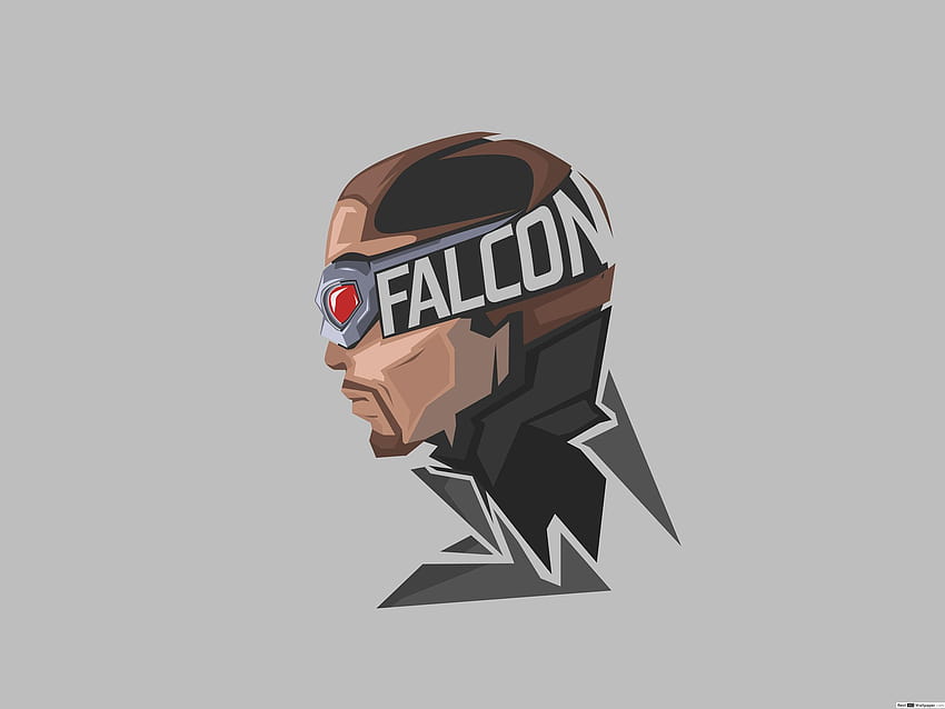 Falcon Minimalist from Marvel Comics, marvel entertainment HD wallpaper