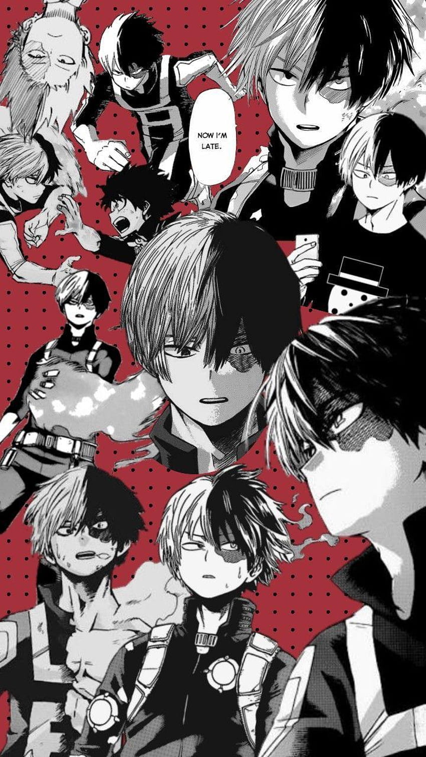 Todoroki shoto Boku no hero academia collage HD phone wallpaper | Pxfuel