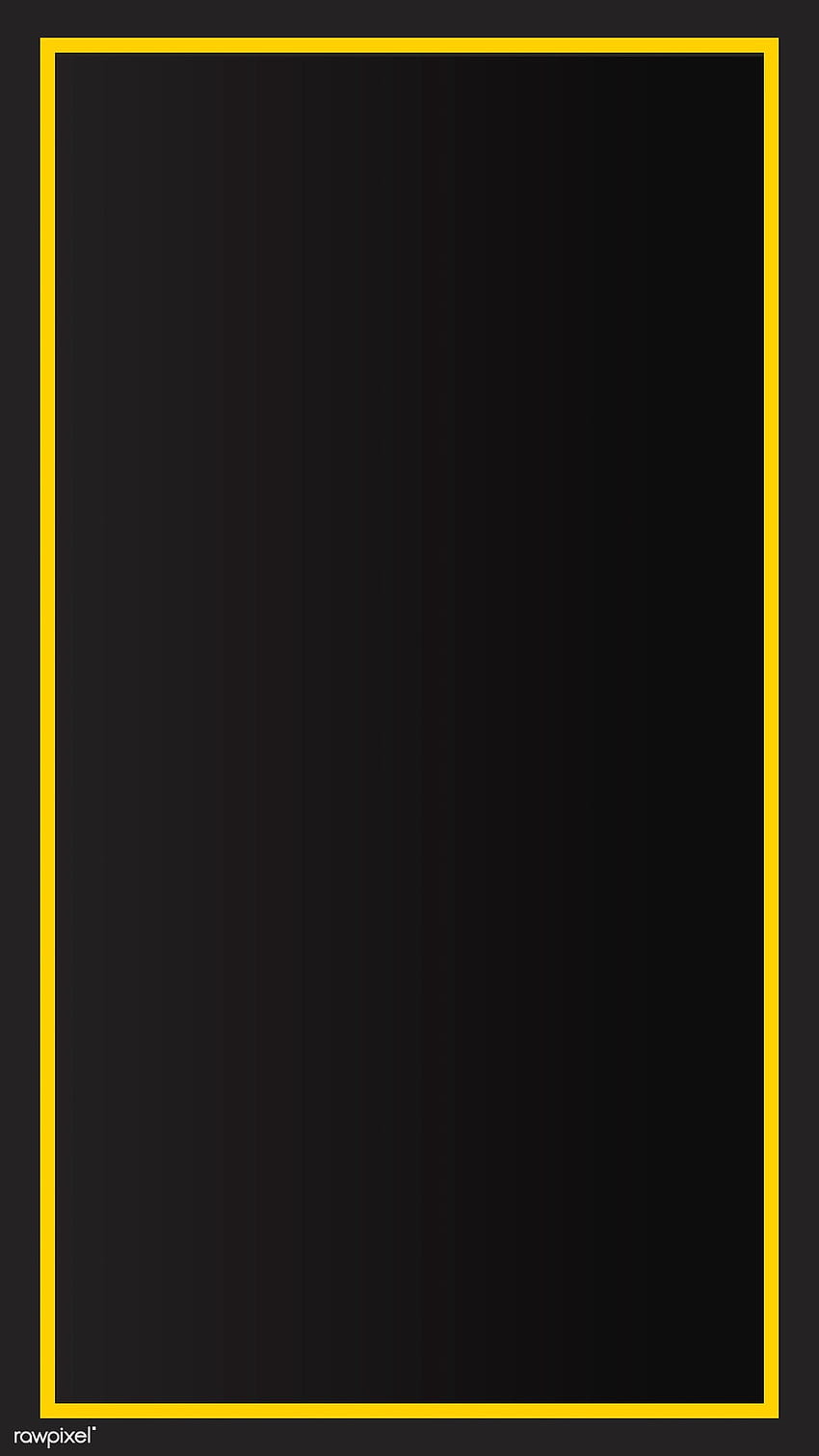 ilustração premium de telefone celular preto com borda amarela, dinheiro indiano móvel Papel de parede de celular HD