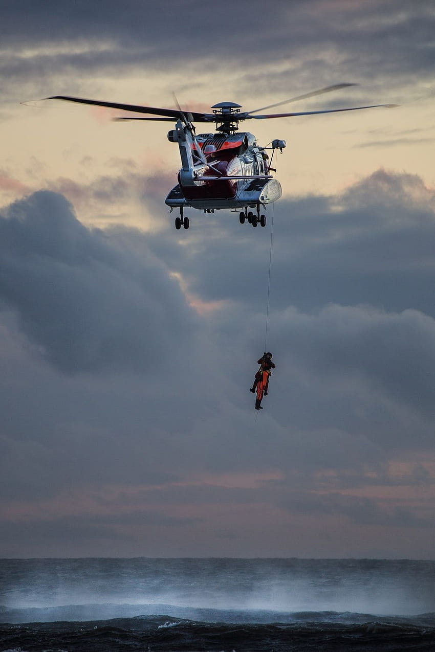 4 Rescue, fire helicopter HD phone wallpaper