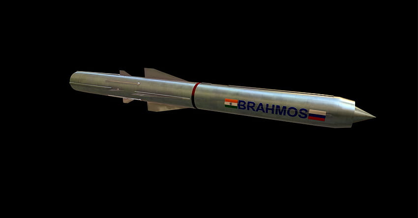 Model 3D pocisku wycieczkowego BrahMos Tapeta HD