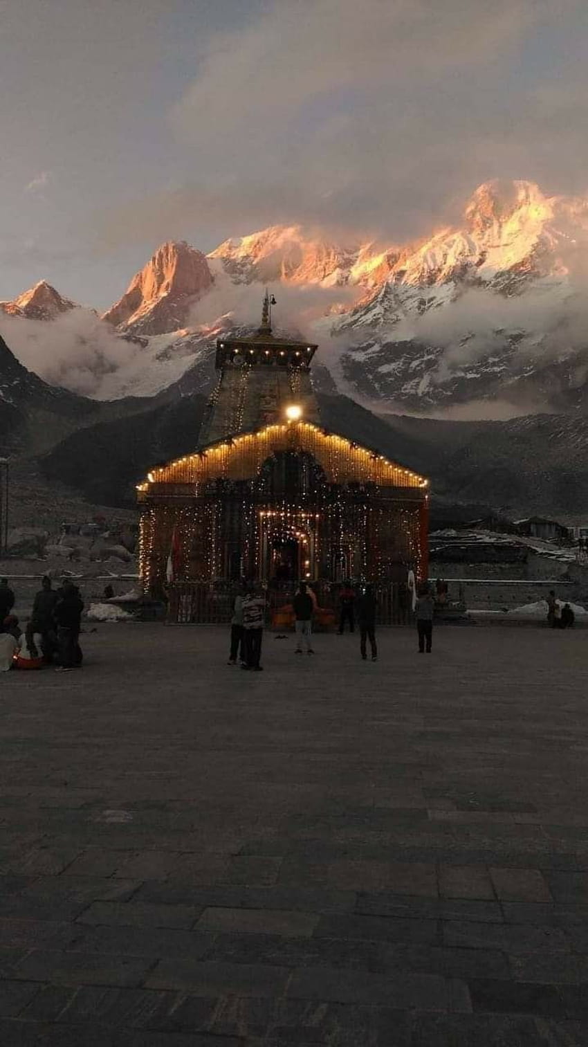 temple de kedarnath, téléphone shiv de kedarnath Fond d'écran de téléphone HD