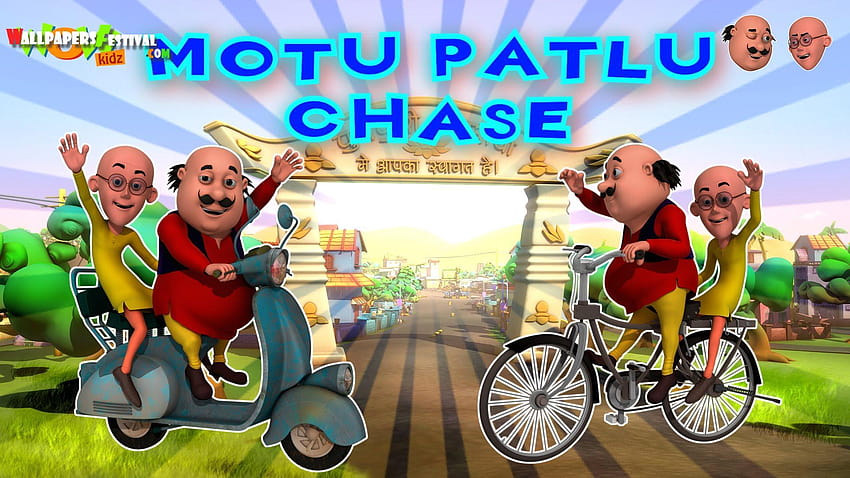 Cartoon Motu Patlu, moto patulu HD wallpaper