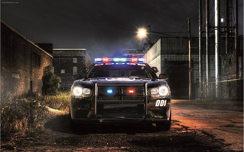 6 Polizeiauto, Cop HD-Hintergrundbild