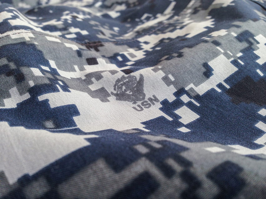 Camouflage numérique de la marine américaine, camouflage bleu marine Fond d'écran HD
