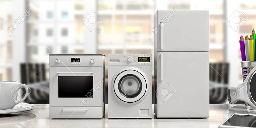 3 Appliance-Hintergründe, Haushaltsgeräte HD-Hintergrundbild