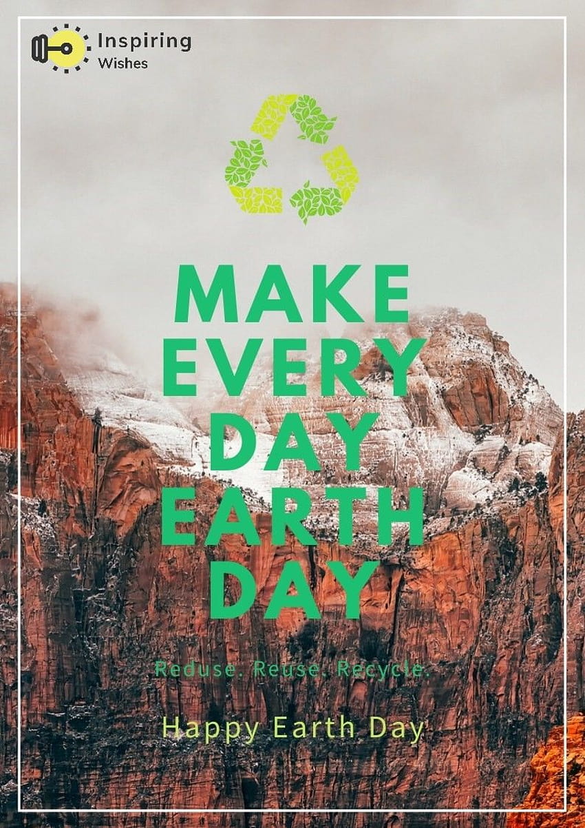 Happy Earth day 2021 Slogan, citazioni e, 2021 festa del lavoro Sfondo del telefono HD