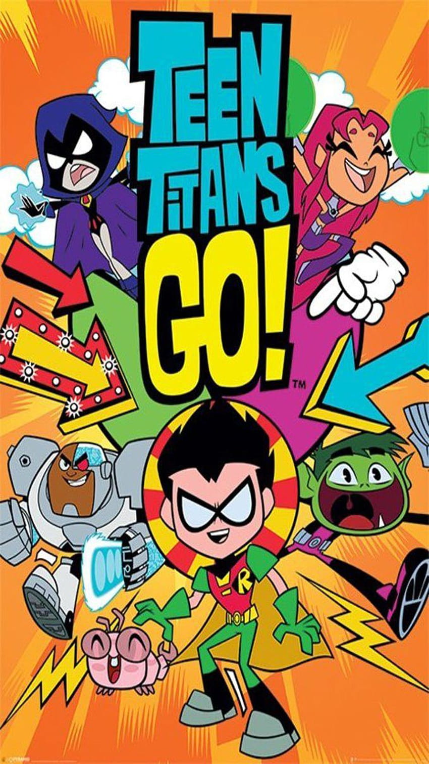 Teen Titans Go For Mobile, тийнейджърски анимационен филм HD тапет за телефон