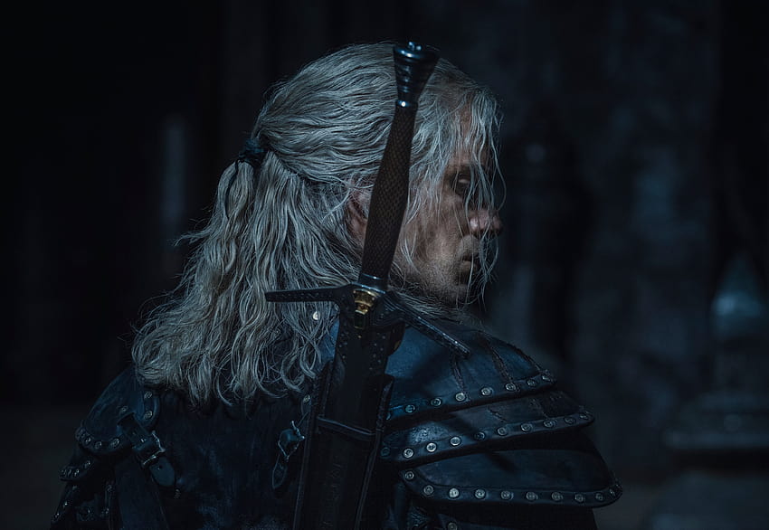 The Witcher: primeira olhada em Henry Cavill como Geralt de Rivia na 2ª temporada papel de parede HD