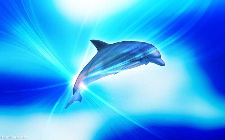 25 Beautiful abstract blue Abstract, abstract dolphins HD wallpaper ...