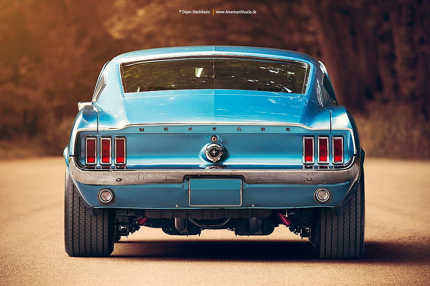 AmericanMuscle tarafından Ford Mustang Fastback Arka, ford mustang 1967 HD duvar kağıdı