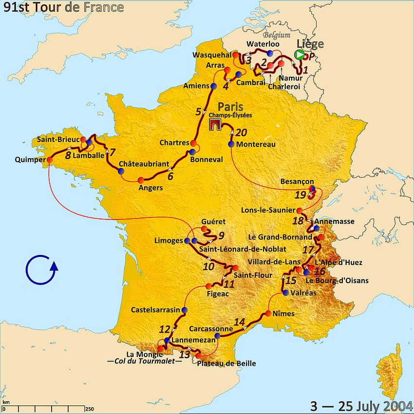 Тур дьо Франс 2004 г., Тур дьо Франс 2018 г HD тапет за телефон