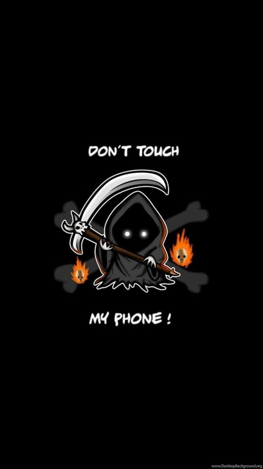 Dont Touch My Phone APK Personalization ... Фонове, излезте от телефона ми HD тапет за телефон