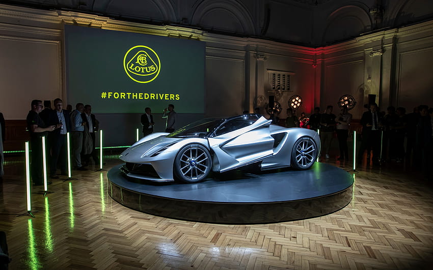 ดูครั้งแรกที่ Lotus Evija ที่น่าตื่นเต้น Lotus Evija 2019 ไฮเปอร์คาร์ไฟฟ้า วอลล์เปเปอร์ HD