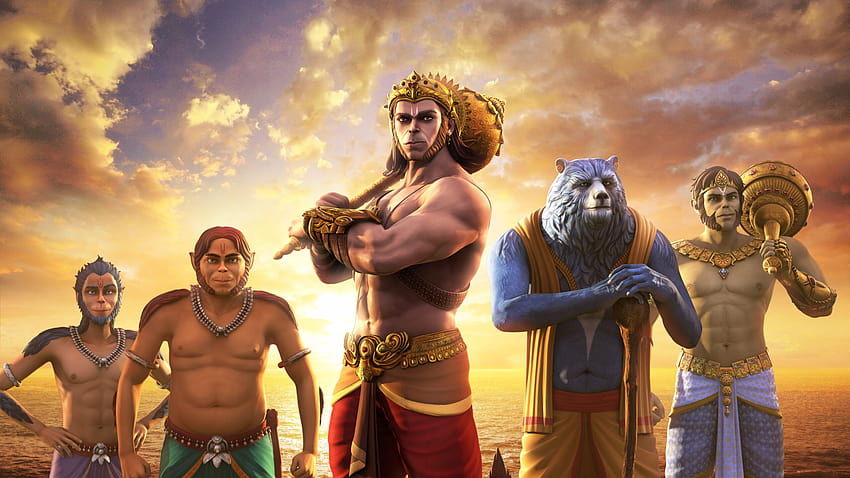 Alle Folgen werden jetzt auf Hotstar gestreamt ... dissdash, die Legende von Hanuman HD-Hintergrundbild