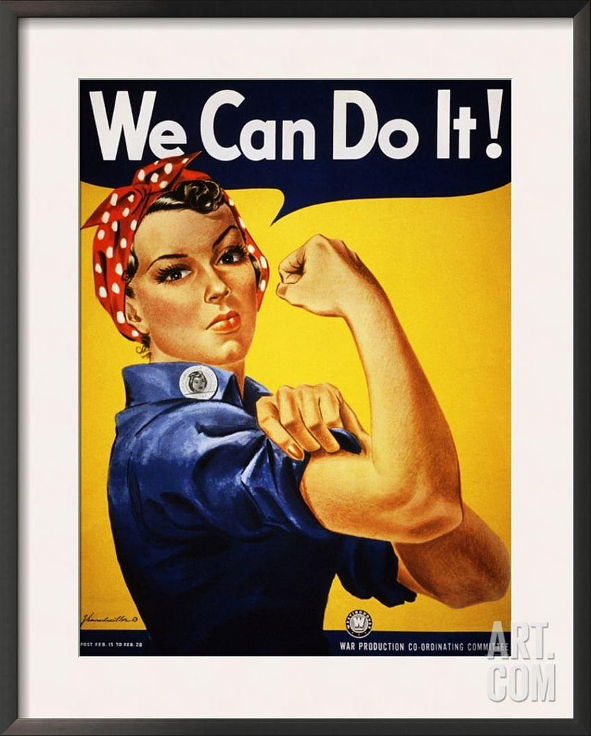 We Can Do It!, rosie the riveter HD phone wallpaper
