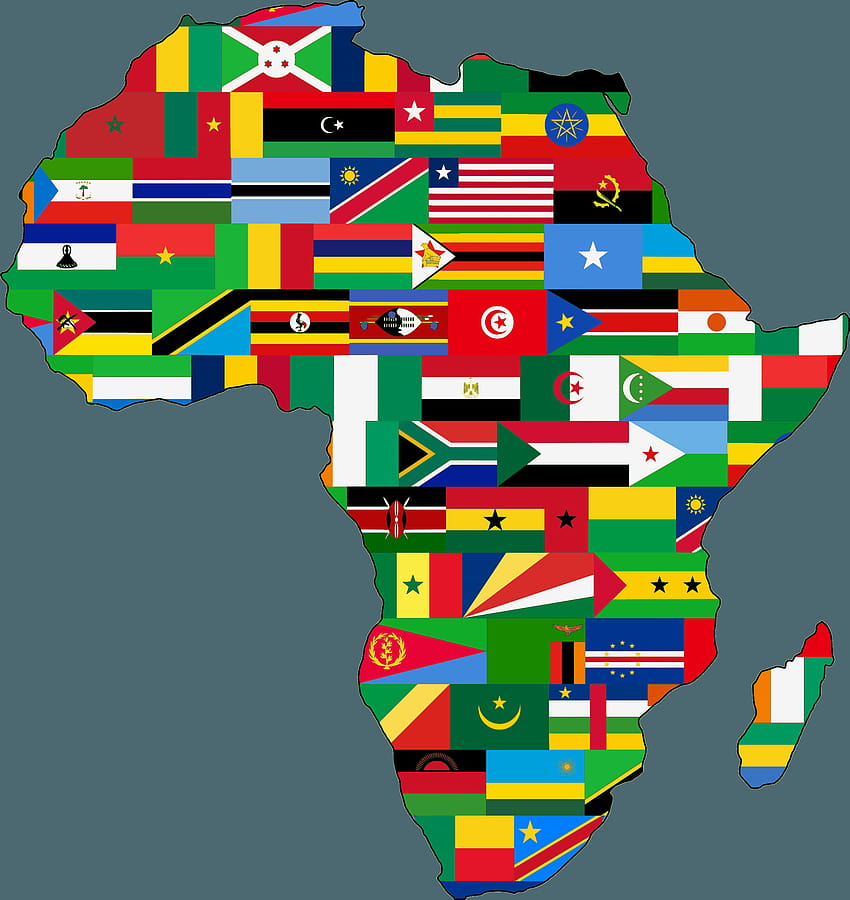 Africa, Fine Q Africa, african flags HD phone wallpaper