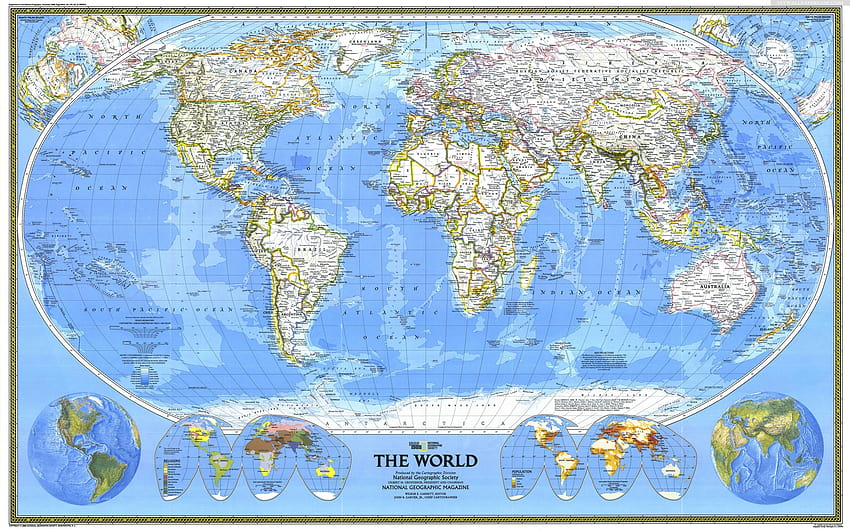 Карти на National Geographic 245609 Src World HD тапет