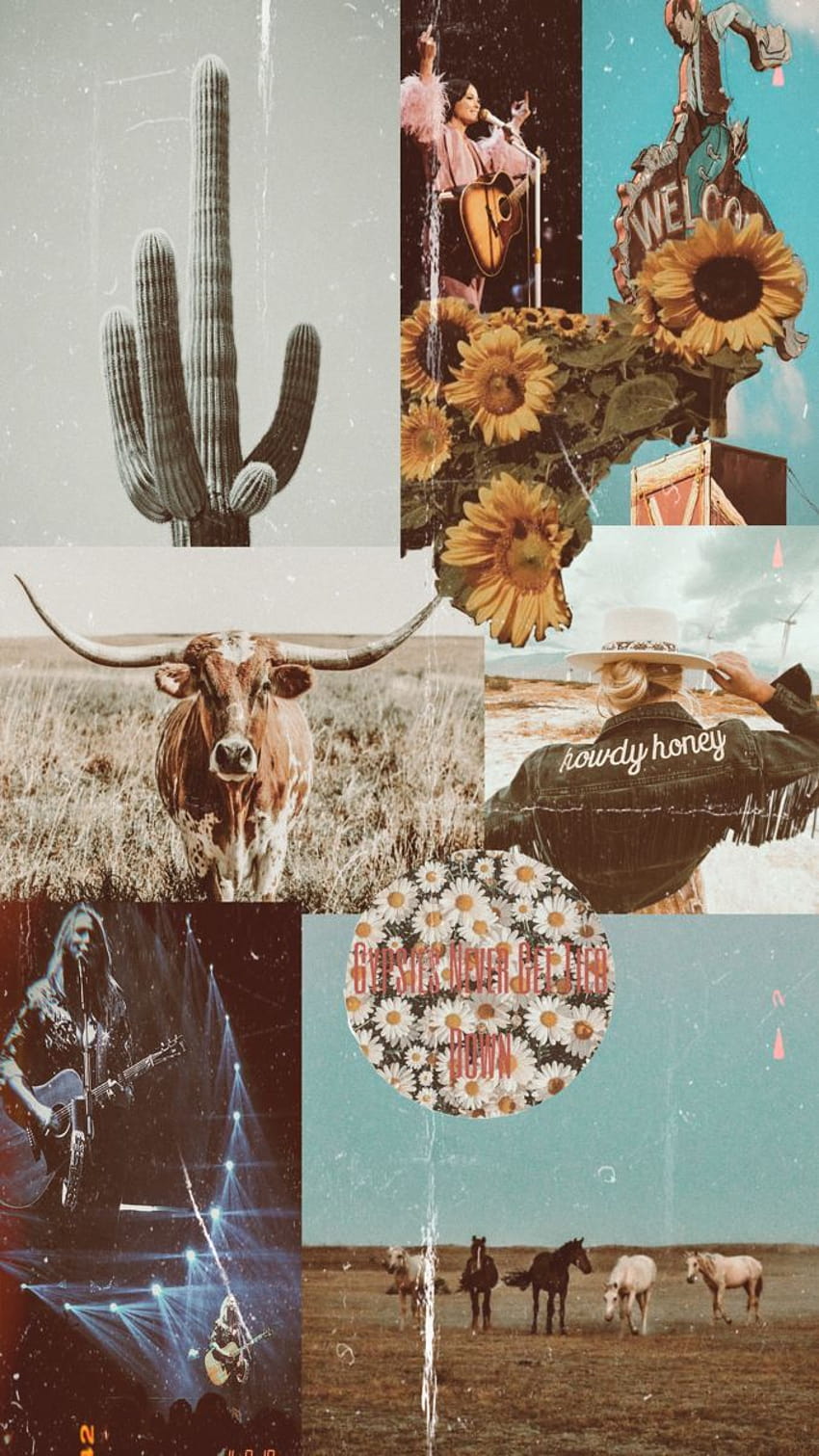 Country Aesthetic Collage western aesthetic HD wallpaper  Pxfuel