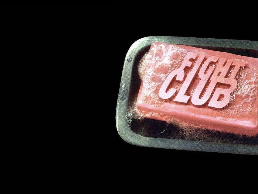 Logo Fight Club, filmy, mydło, David Fincher Tapeta HD